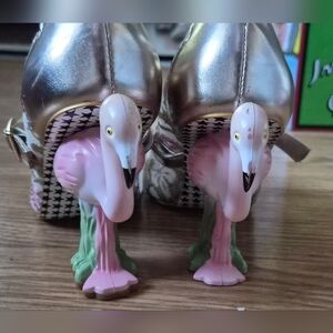 Irregular Choice Metallic Flamingo Heels